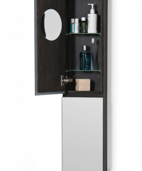 Dark Oak Tall 1622 Zone Bathroom Cabinet